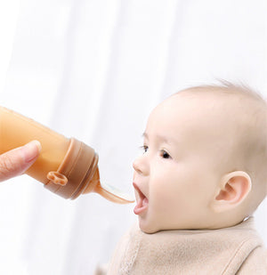The Ultimate Portable Baby Rice Cereal Feeding Spoon Bottle