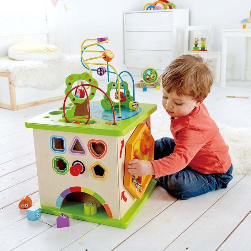 Baby Happy Farm Bead Stringing Educational Toy Box