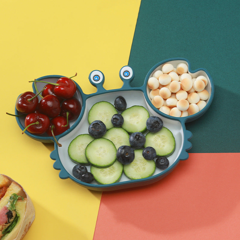 Silicone Non-Slip Baby Feeding Bowl Plate Set