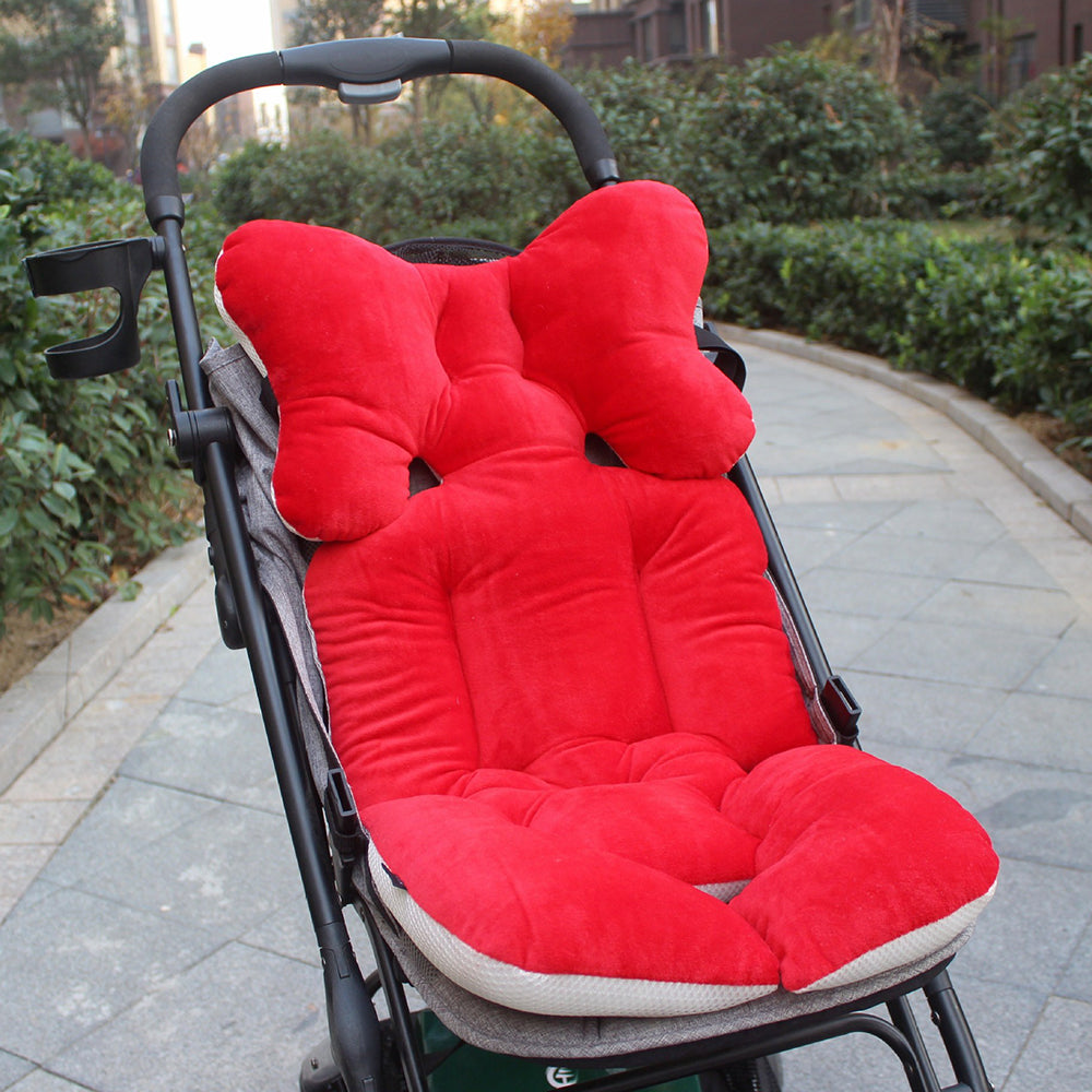 Padded Cotton Baby Stroller Seat Pad