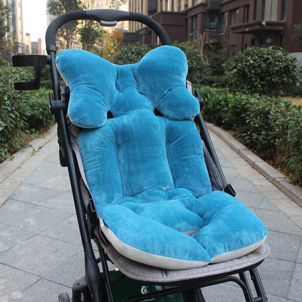 Padded Cotton Baby Stroller Seat Pad