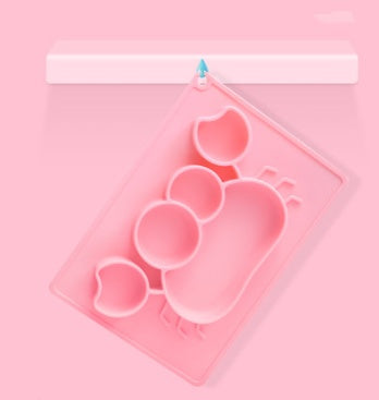 Silicone Suction Cup Baby Feeding Bowl Cartoon Learning Bowl