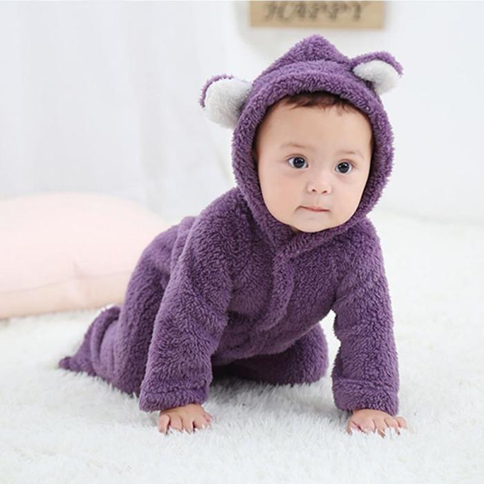 Cute Baby Winter Romper Suit