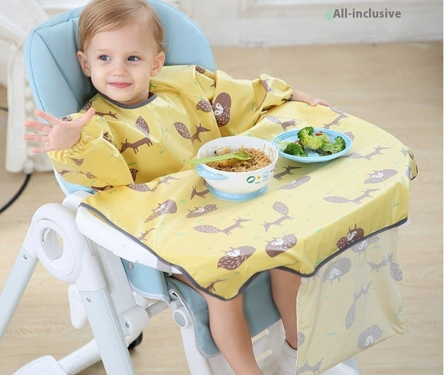 Baby Dining Chair Bib Cover Feeding Gown