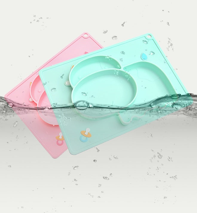 Silicone Suction Cup Baby Feeding Bowl Cartoon Learning Bowl