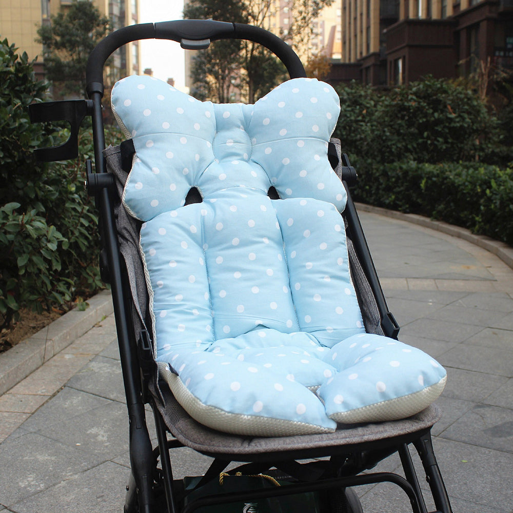 Padded Cotton Baby Stroller Seat Pad