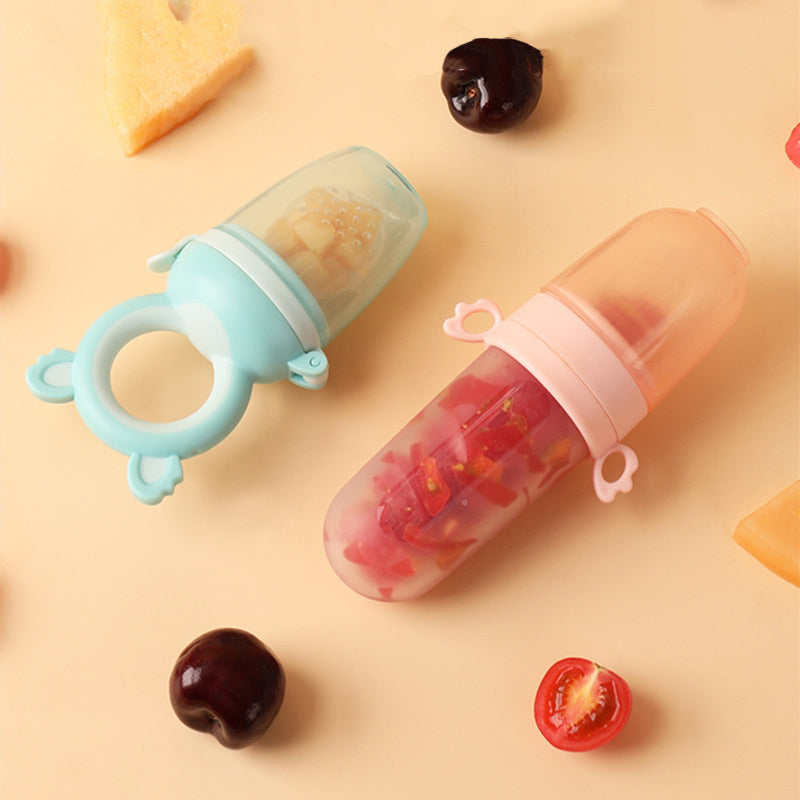 Portable Baby Rice Cereal Feeding Spoon Bottle