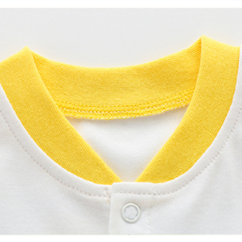 Baby Cotton Long Sleeve One-Piece Romper