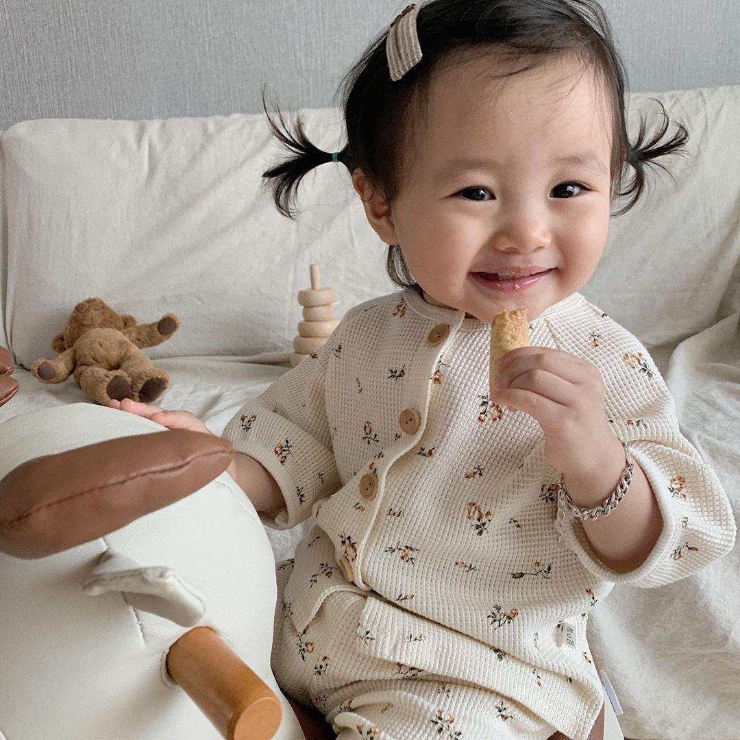 Newborn Baby Short Sleeve Home Romper