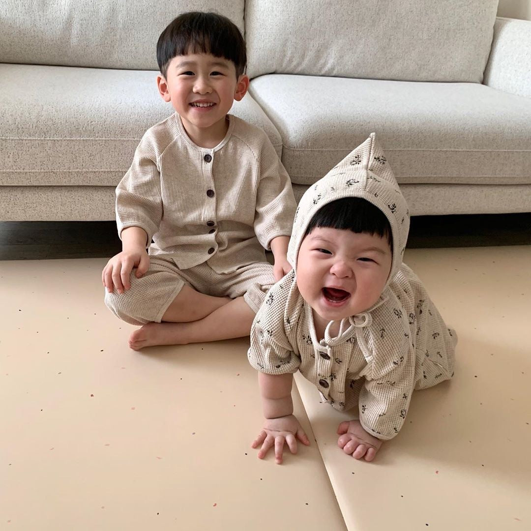 Newborn Baby Short Sleeve Home Romper