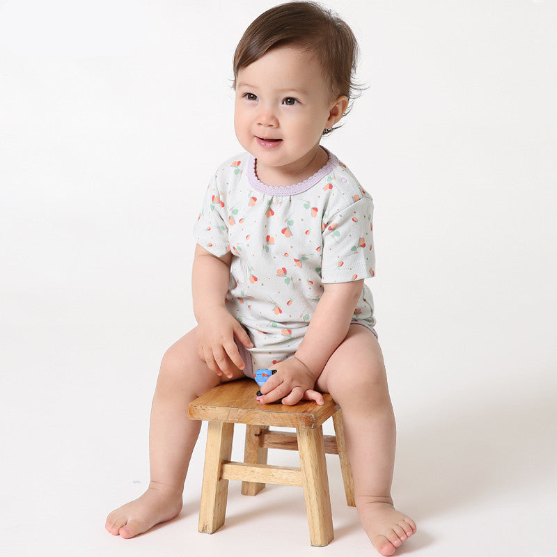 Short Sleeve Baby Romper Summer Newborn Jumpsuit