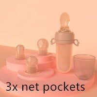 Portable Baby Rice Cereal Feeding Spoon Bottle