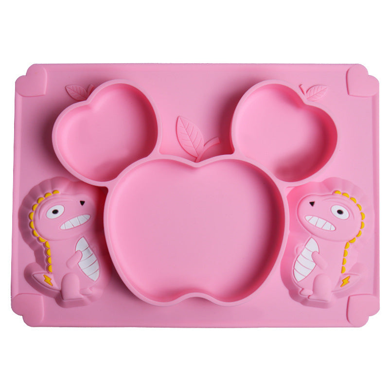Silicone Baby Training Spoon Cartoon Soft Spoon Set
