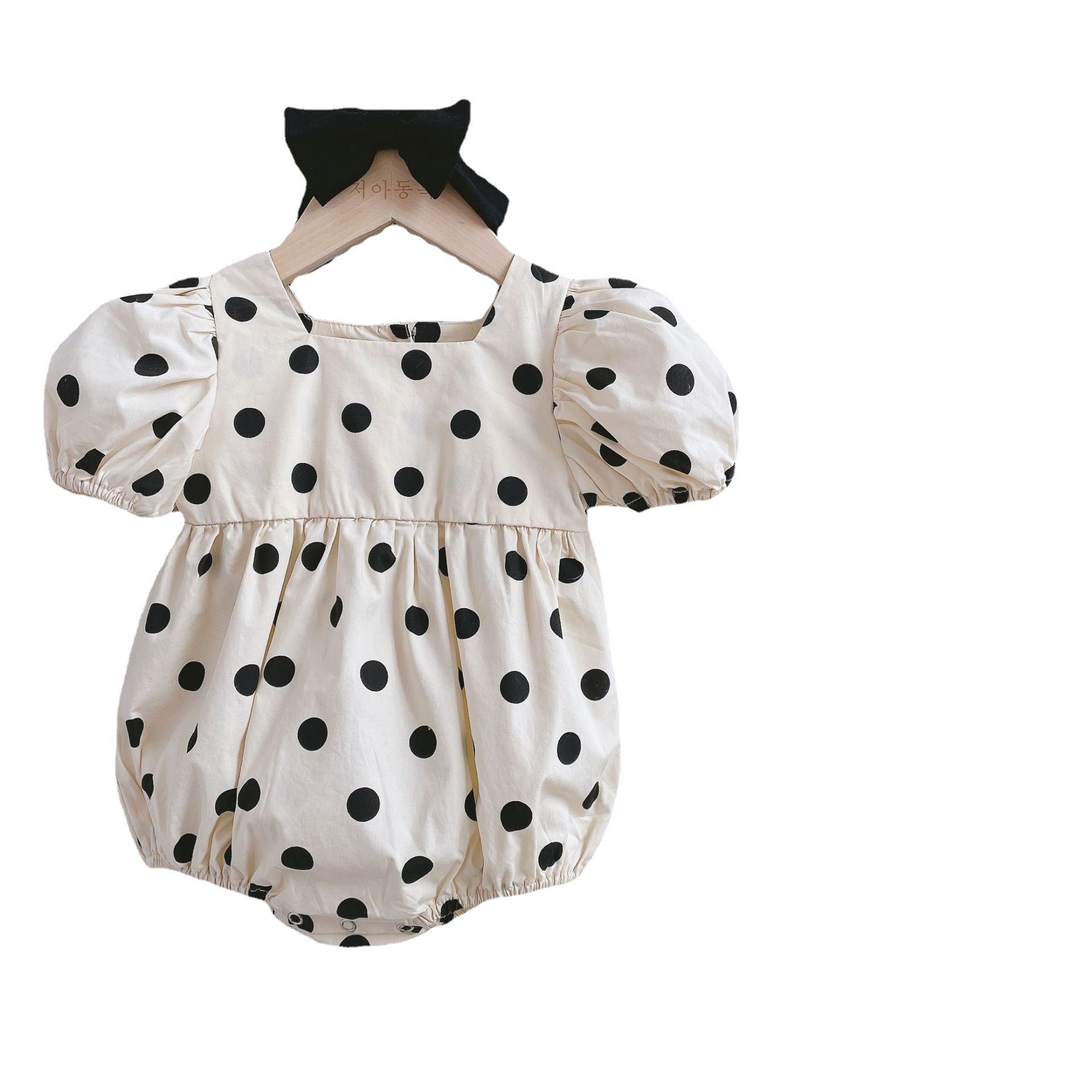 Baby Girl Cotton Summer Princess Romper Outfit