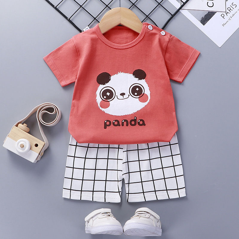 Children’s Cotton Short Sleeve Baby Summer Outfit