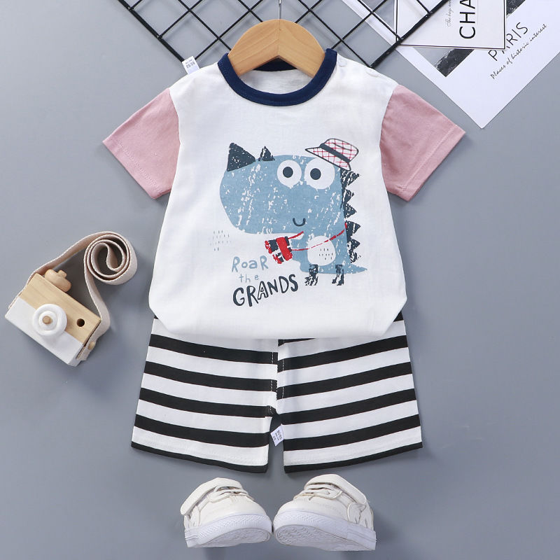 Children’s Cotton Short Sleeve Baby Summer Outfit