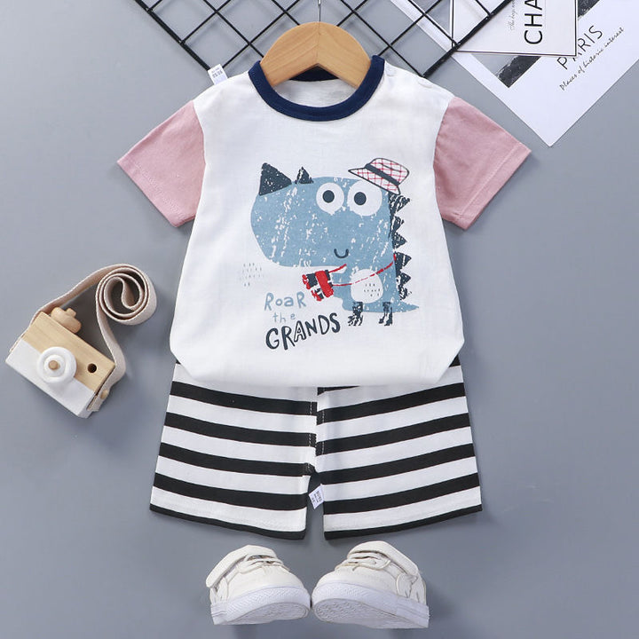 Children’s Cotton Short Sleeve Baby Summer Outfit