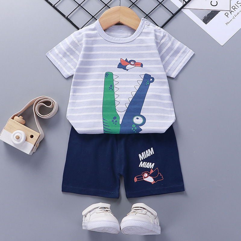 Children’s Cotton Short Sleeve Baby Summer Outfit
