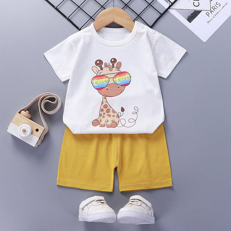 Children’s Cotton Short Sleeve Baby Summer Outfit