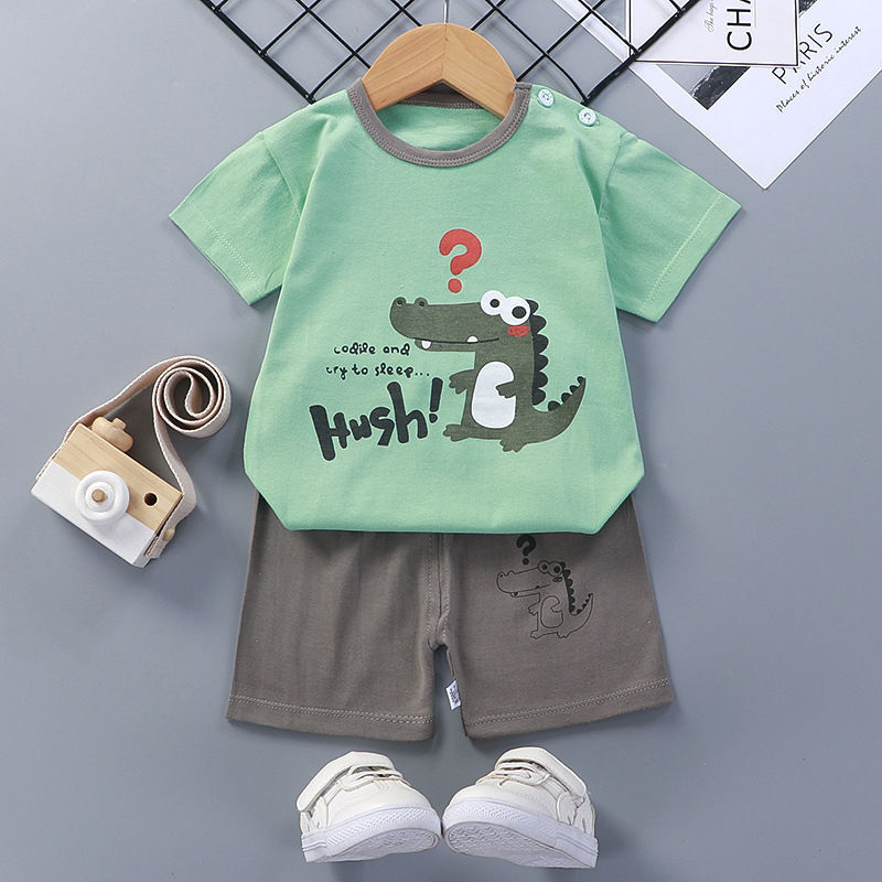Children’s Cotton Short Sleeve Baby Summer Outfit