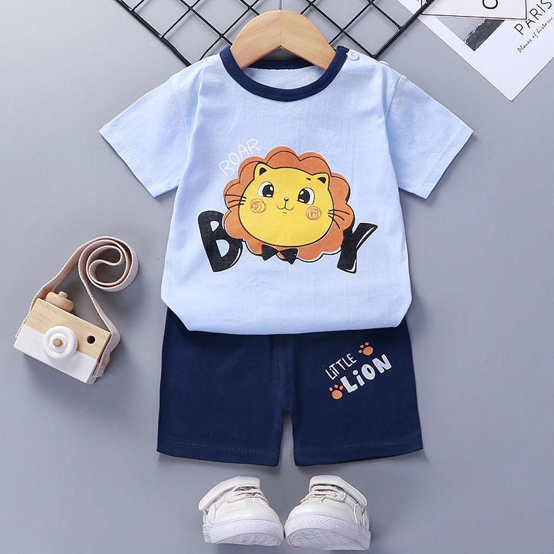 Children’s Cotton Short Sleeve Baby Summer Outfit