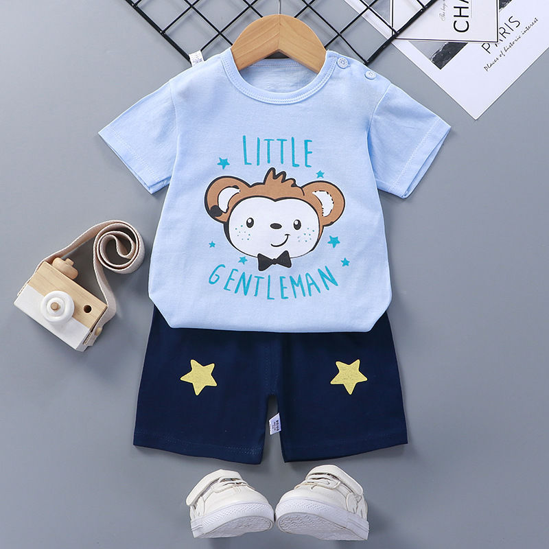 Children’s Cotton Short Sleeve Baby Summer Outfit