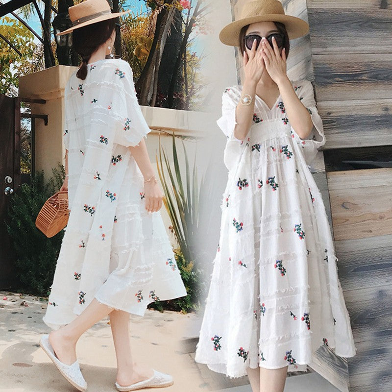 Summer Fashion Maternity Dress