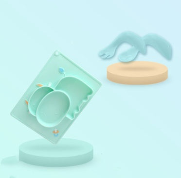 Silicone Suction Cup Baby Feeding Bowl Cartoon Learning Bowl
