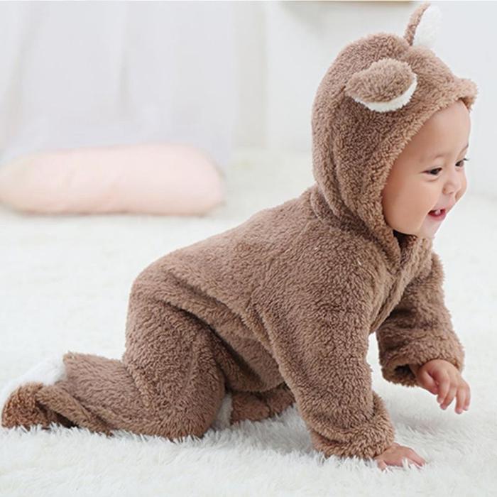 Cute Baby Winter Romper Suit