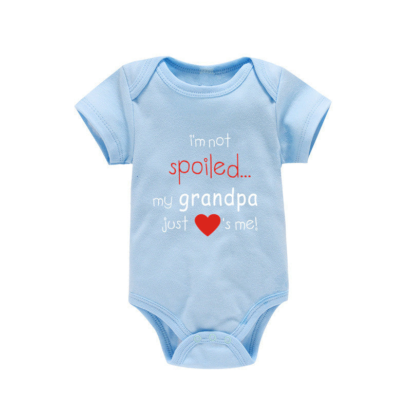 Baby Short Sleeve Cotton Romper Clothing