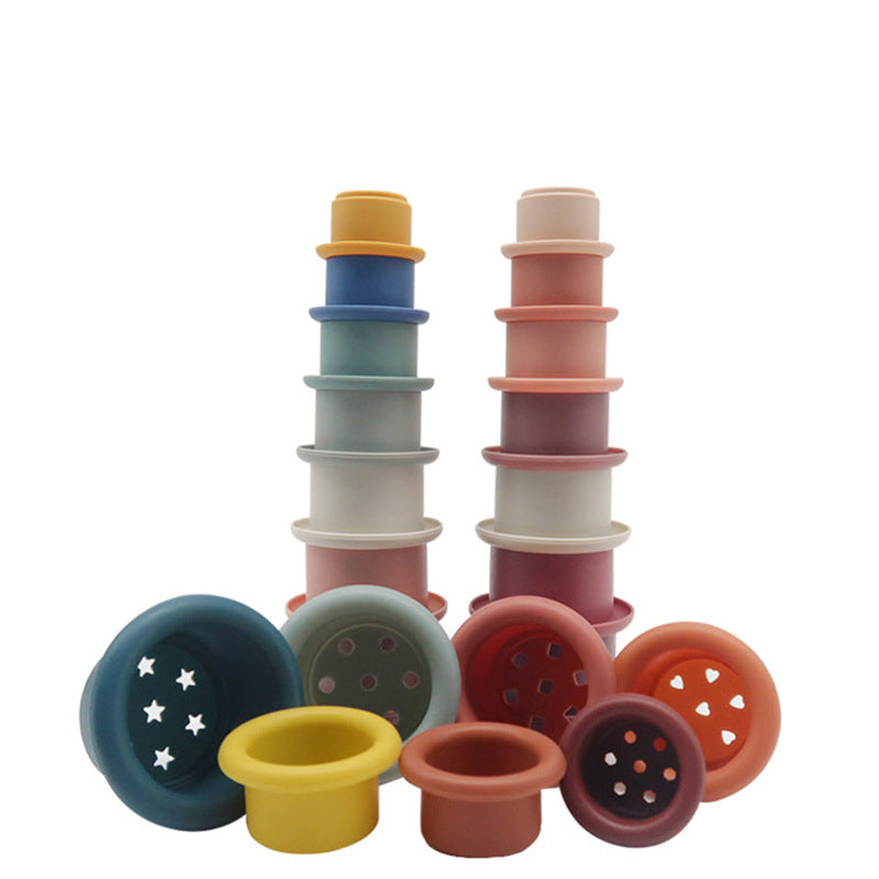 Baby Interactive Silicone Jenga Educational Toys