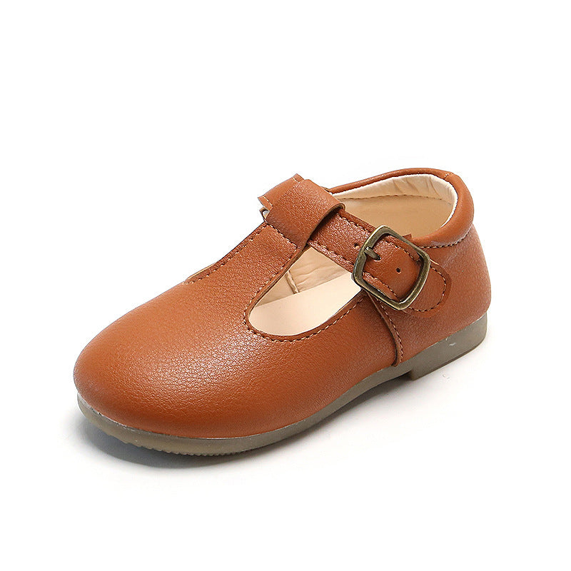 Kids Pea Shoes Versatile Single Baby Shoe