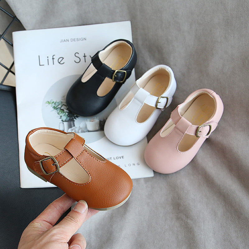 Kids Pea Shoes Versatile Single Baby Shoe
