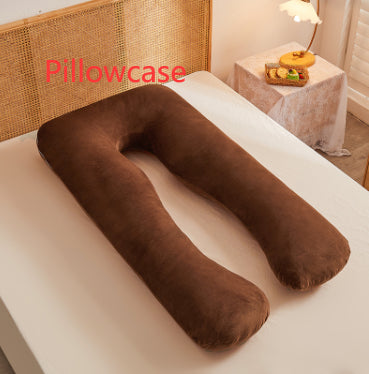 U-Shaped Cotton Maternity Pillow Removable Washable