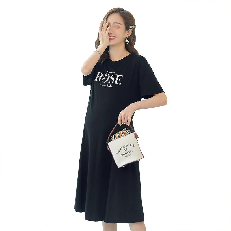 Short Sleeve Maternity Dress