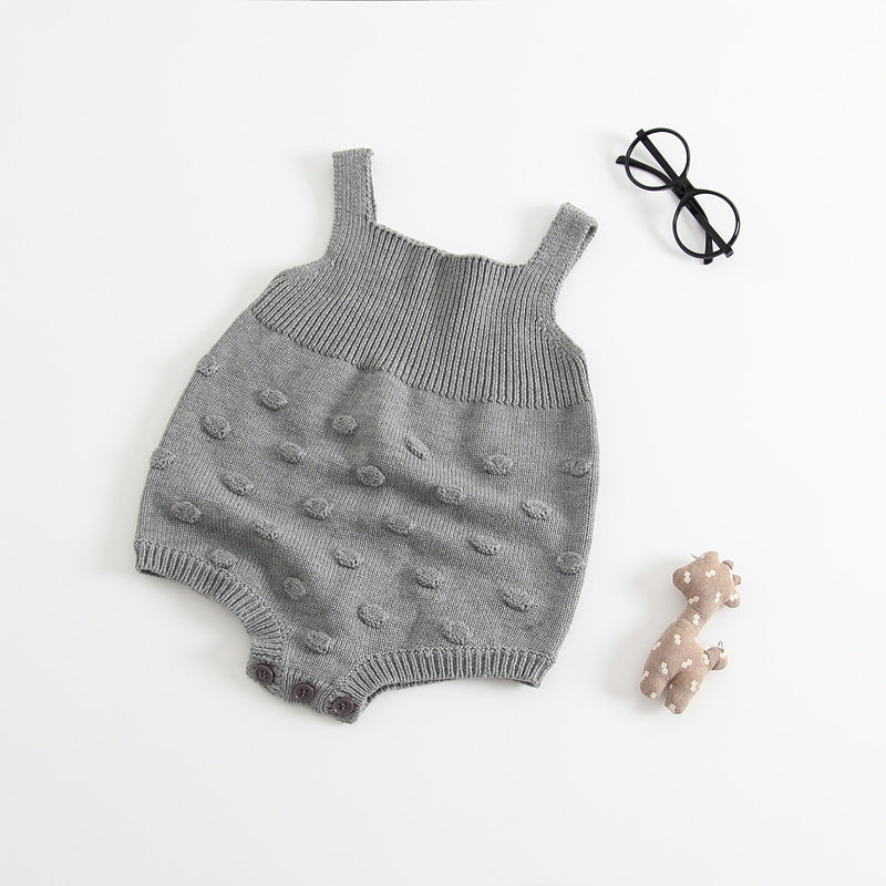 Baby Knitted Sweater Romper