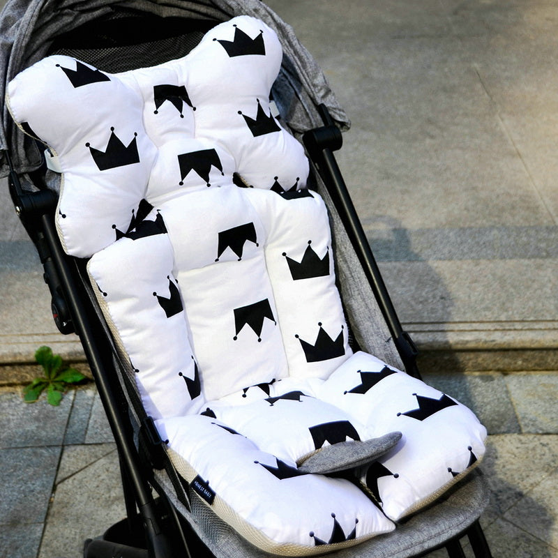 Padded Cotton Baby Stroller Seat Pad