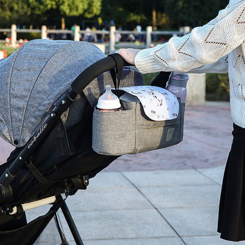 Baby Stroller Organizer Cup Holder Bag