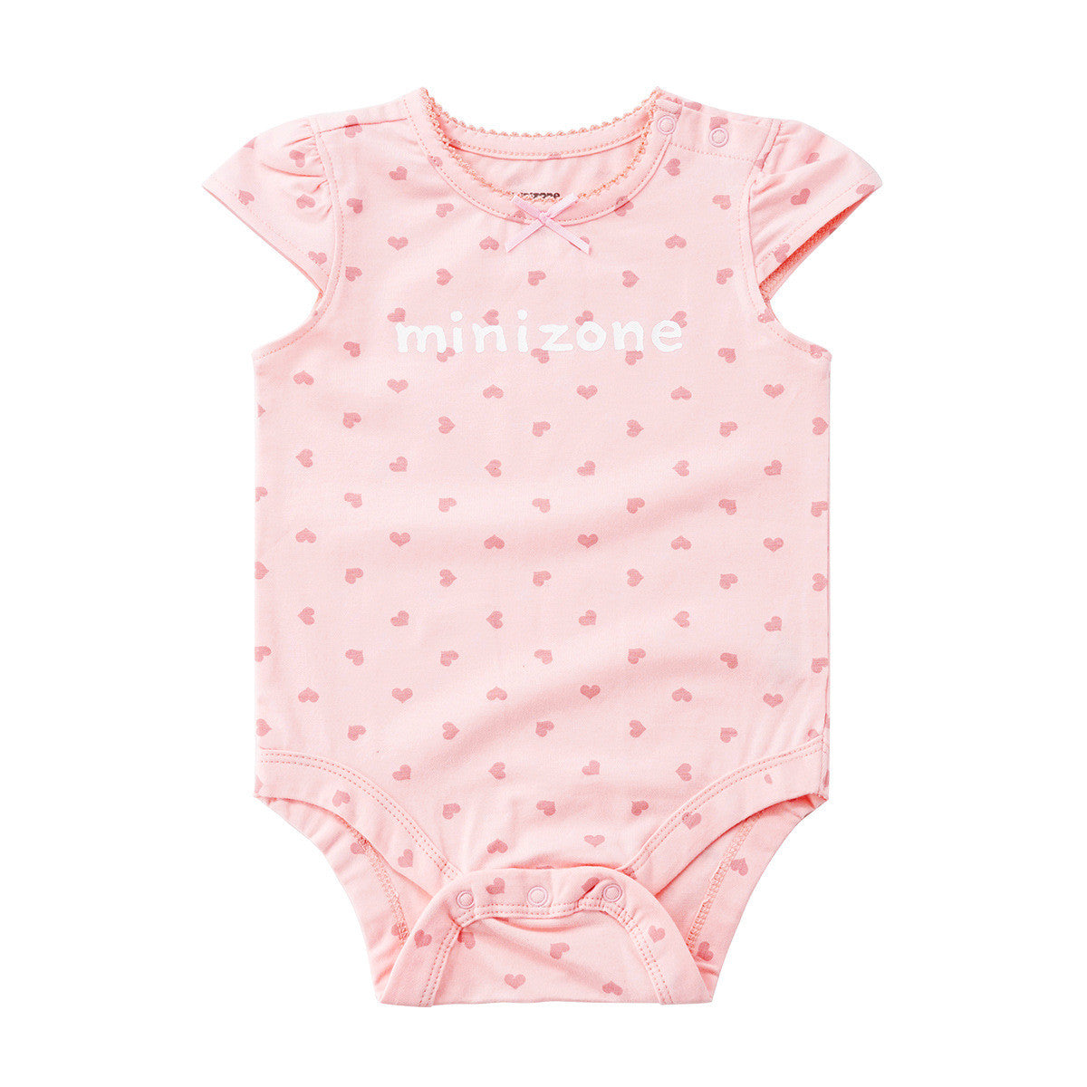 Baby Girls Short Sleeve Onesie Romper