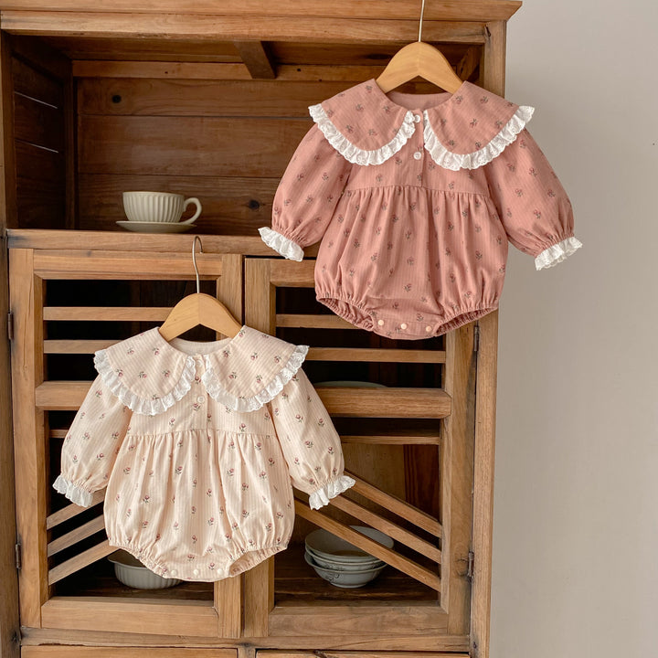Autumn Baby Floral Jumpsuit Romper