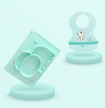 Silicone Suction Cup Baby Feeding Bowl Cartoon Learning Bowl
