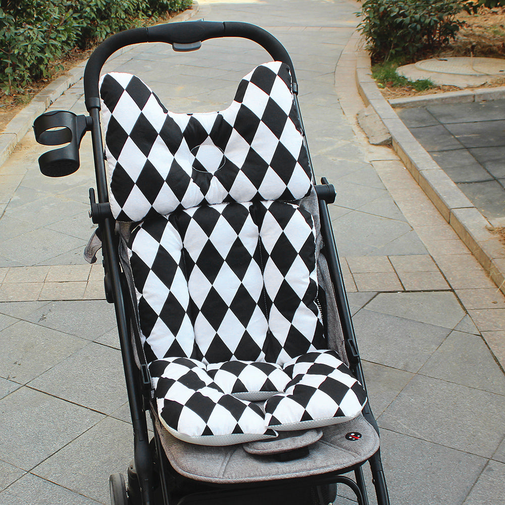 Padded Cotton Baby Stroller Seat Pad