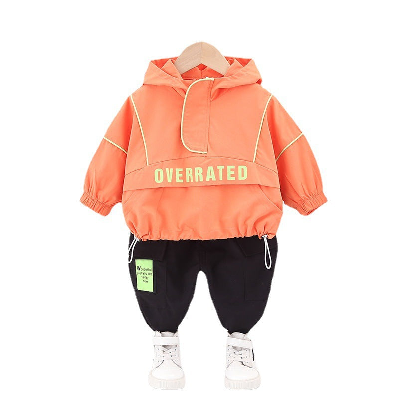 Kids Two-Piece Cartoon Baby Clothing