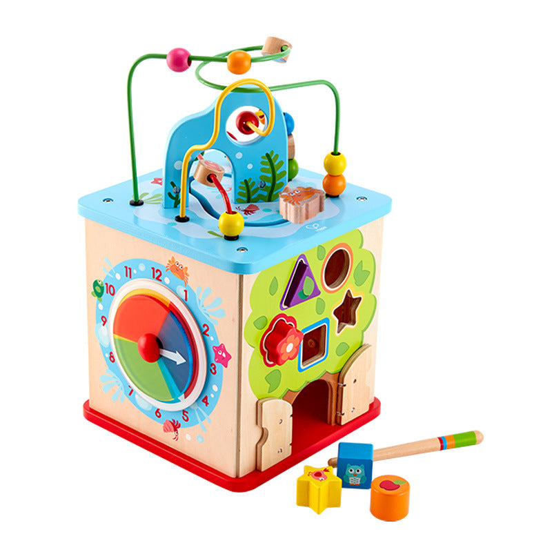 Baby Happy Farm Bead Stringing Educational Toy Box