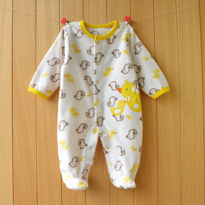 Thickened One-Piece Baby Pajamas
