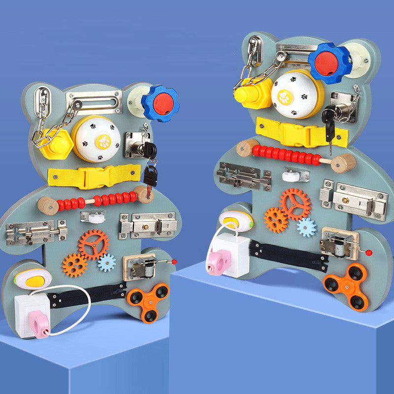 Baby Wooden Science Educational Unlocking Toys