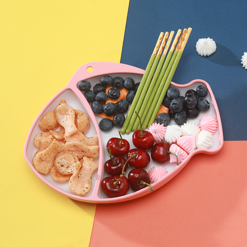 Silicone Non-Slip Baby Feeding Bowl Plate Set