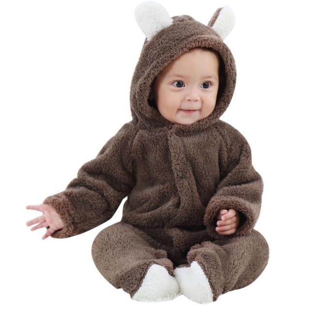 Cute Baby Winter Romper Suit