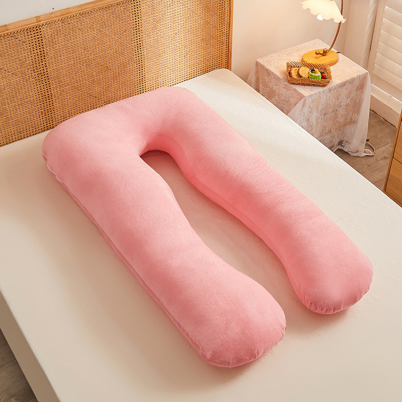 U-Shaped Cotton Maternity Pillow Removable Washable