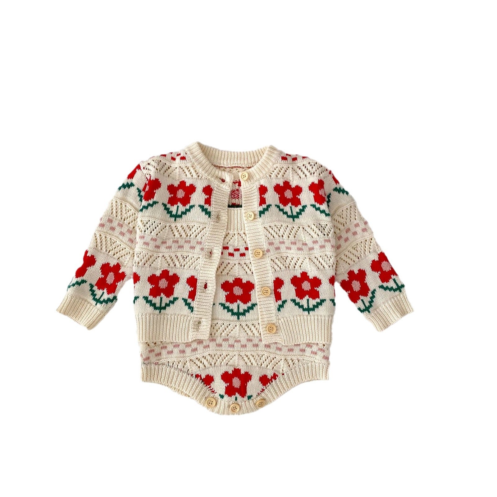 Baby Girl Autumn Cardigan Sweater Outfit